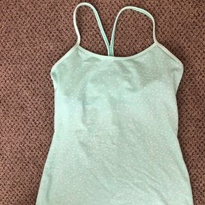 Lululemon mint green tank